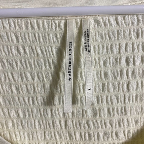 Anthropologie Smocked Bell-Sleeve Top - Picture 4 of 6